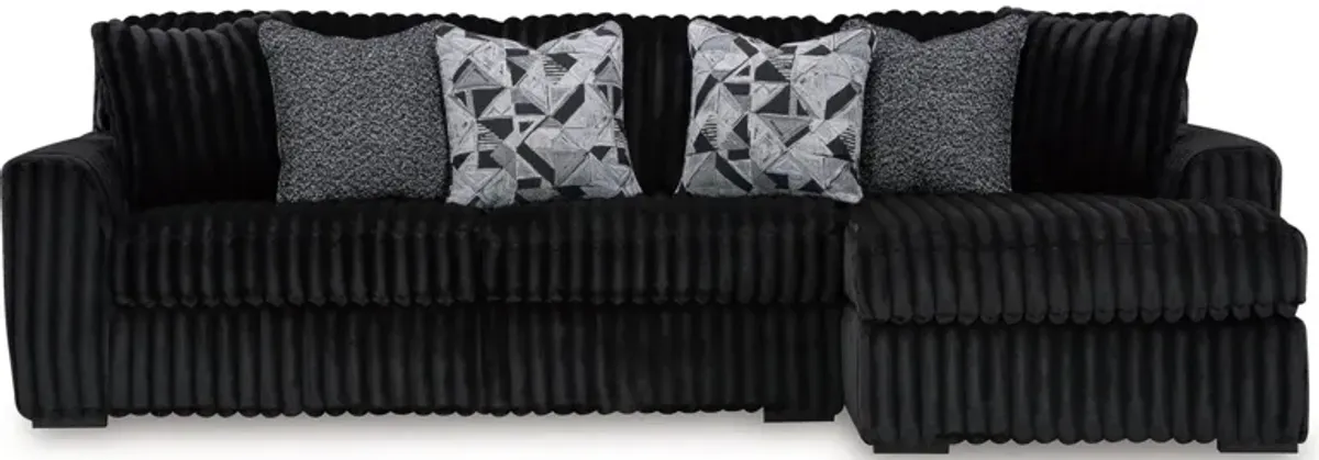 Midnight-Madness 2-Pc Sectional Sofa With Chaise