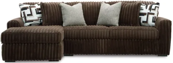 Midnight-Madness Laf 2-Pc Sectional Sofa With Chaise