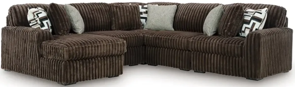 Midnight-Madness 5-Pc Sectional With Chaise