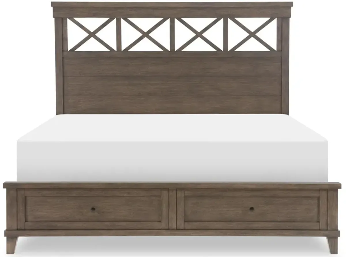 Xxx's&ooo's Queen Storage Bed