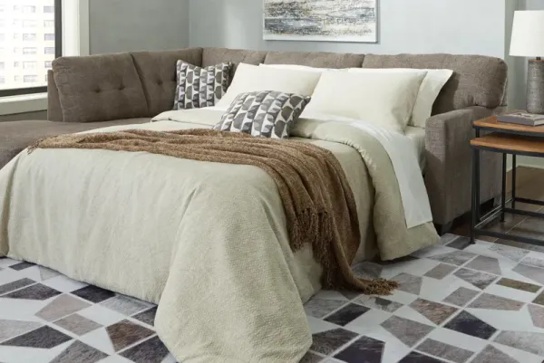 Mahoney 2-Pc Sleeper Sectional With Laf Chaise