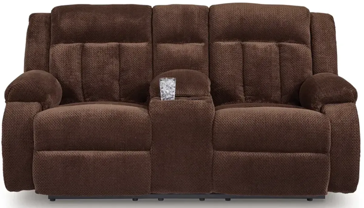 Greely Bend Power Reclining Loveseat With Console