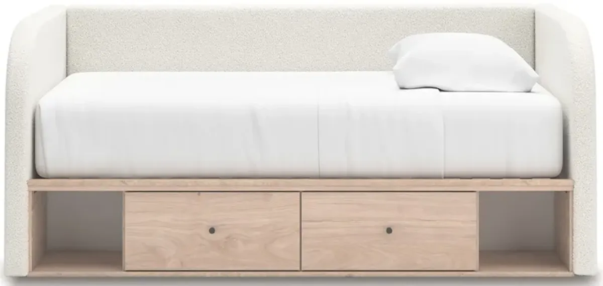 Shapella Twin Upholstered Daybed With 2 Storage Drawers