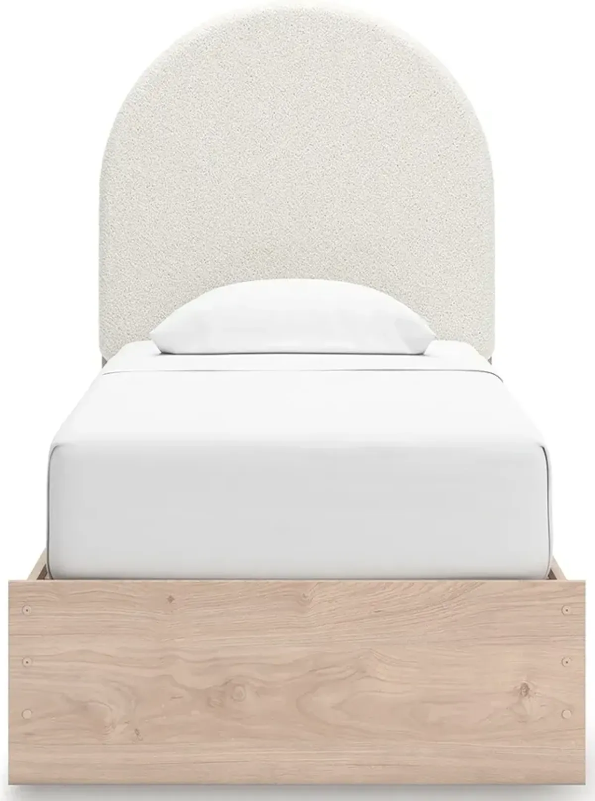 Shapella Twin Upholstered Panel Bed