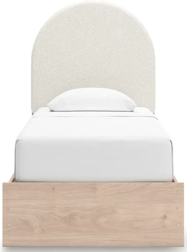 Shapella Twin Upholstered Panel Bed
