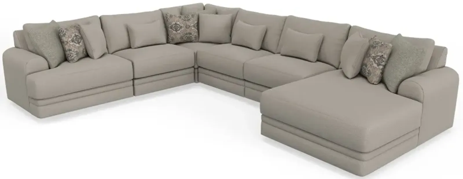 Daphne 6-Piece Sectional With Chaise