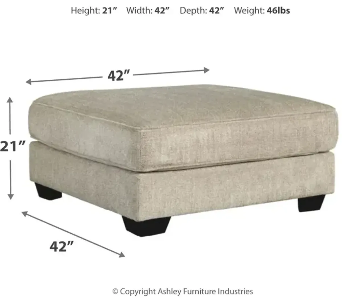 Ardsley Oversized Ottoman