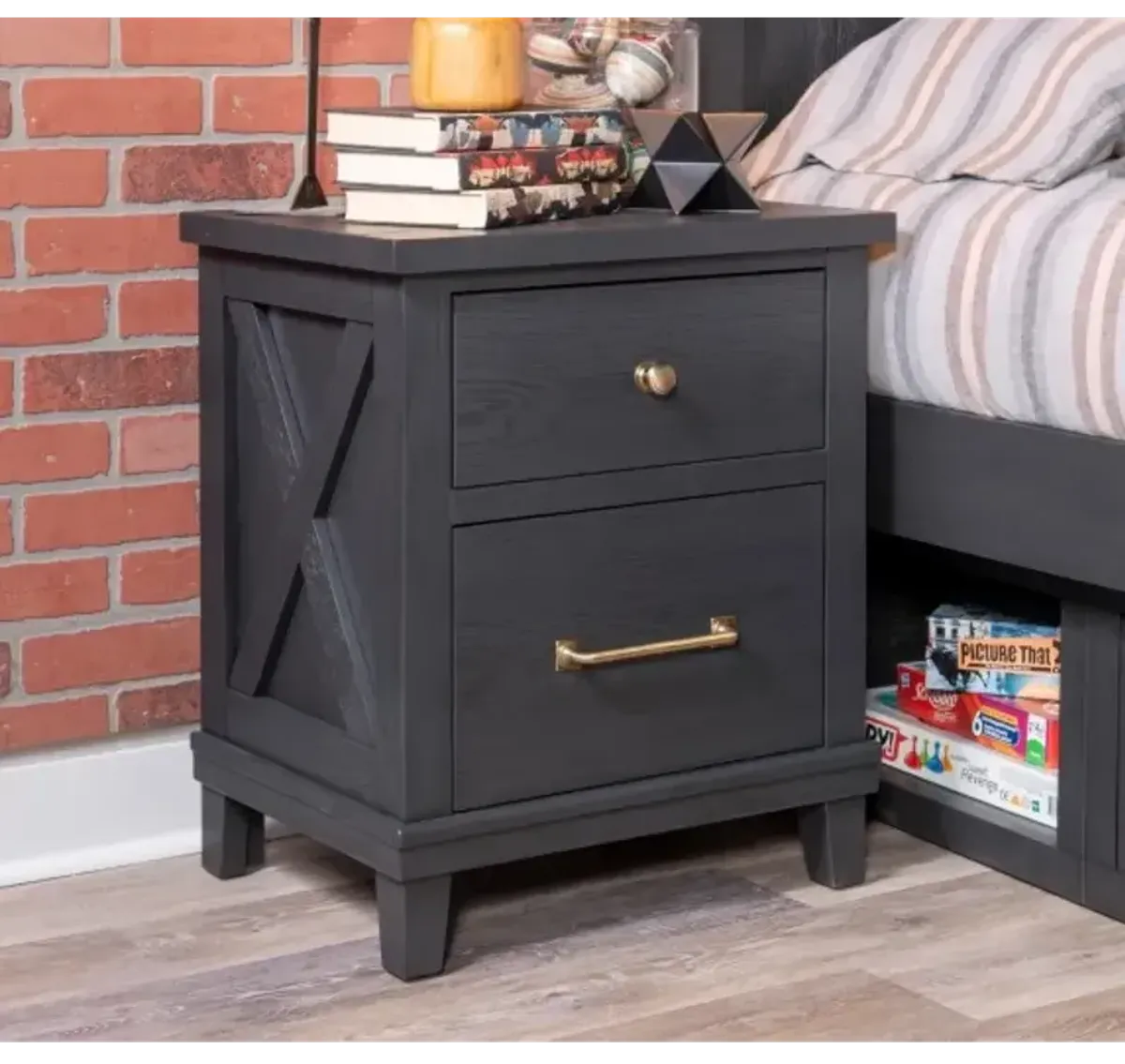 Flatiron Nightstand - Black