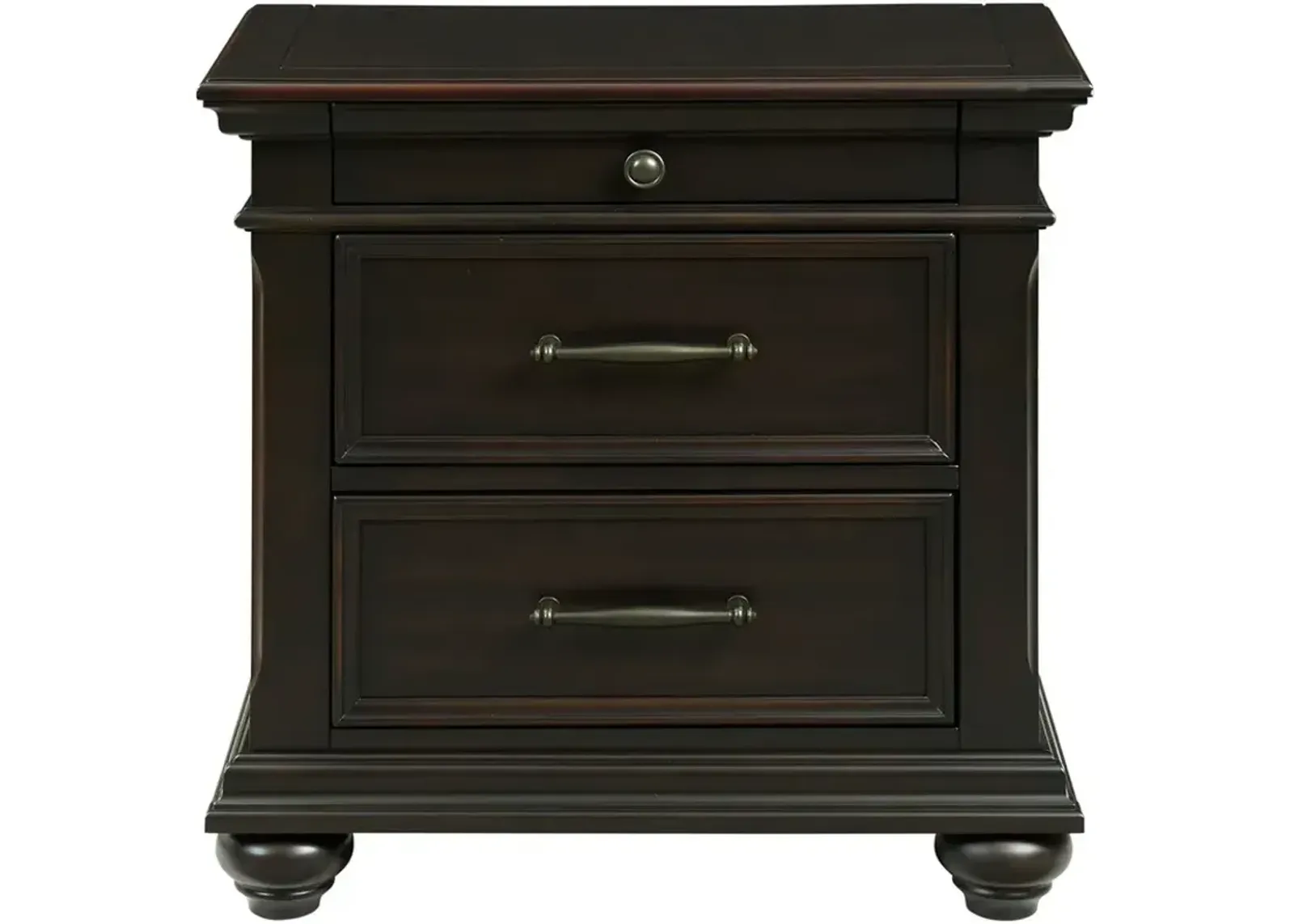 Slater Nightstand w/USB - Black