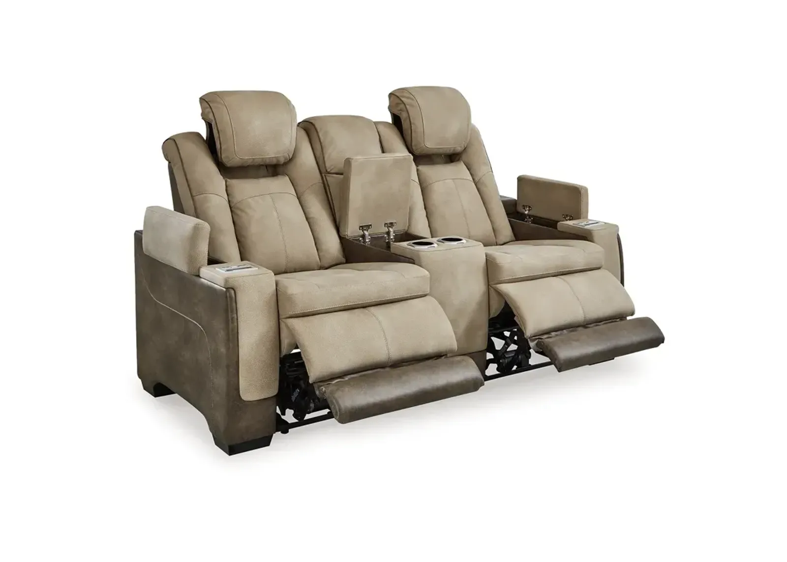 Next-Gen DuraPella Power Reclining Loveseat with Console