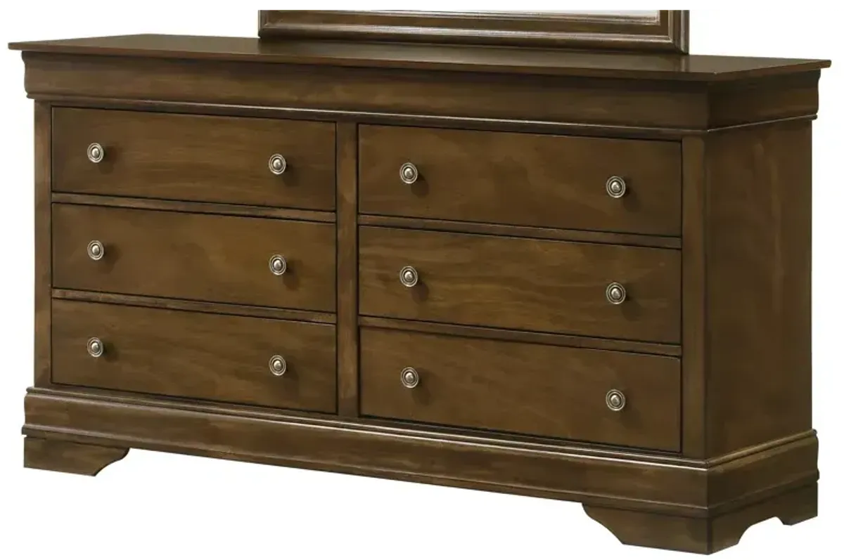 Porterlito 6 Drawer Dresser - Toffee