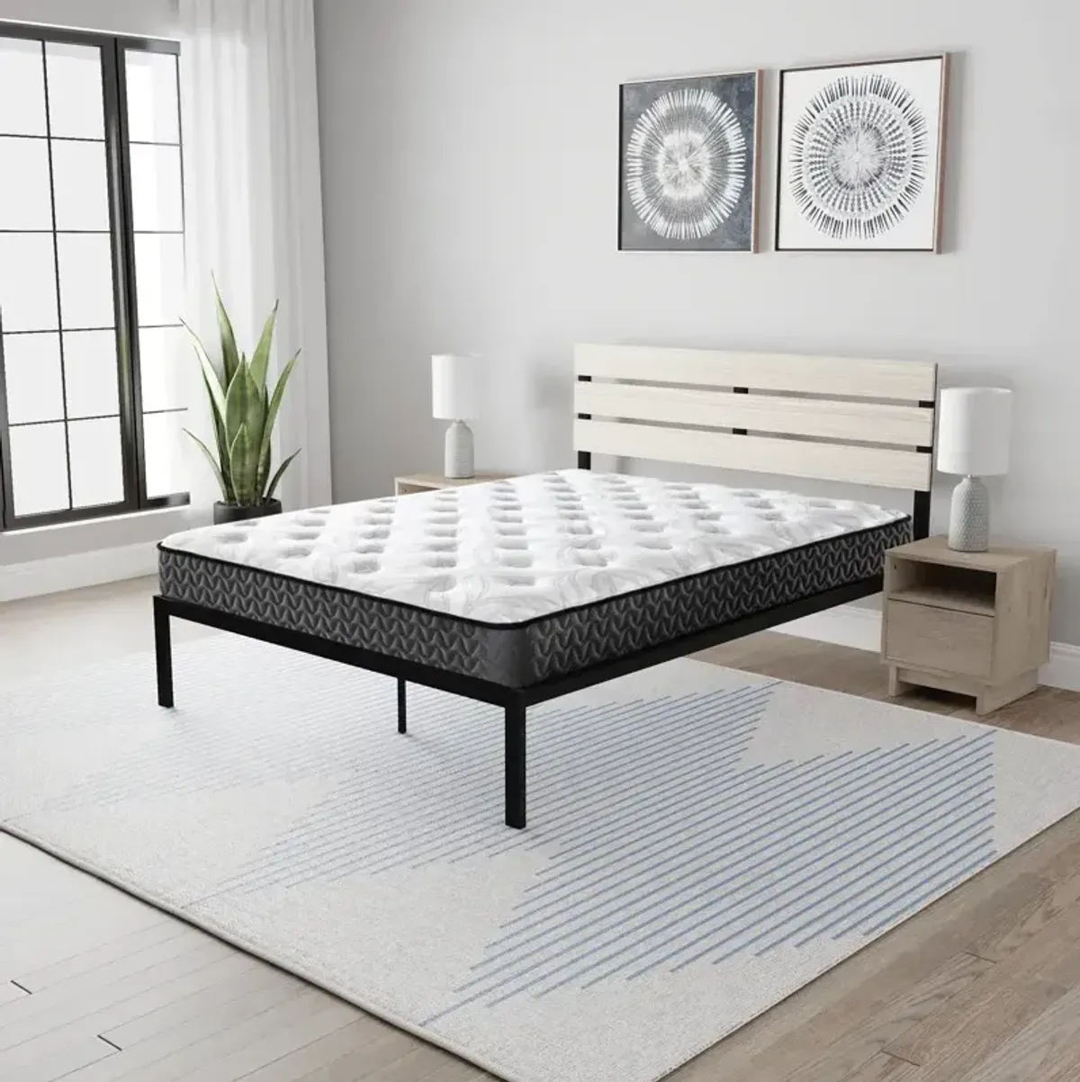 8 Inch Bonnell Hybrid Full Mattress