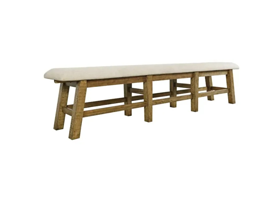 Telluride 85" Dining Bench - Gold