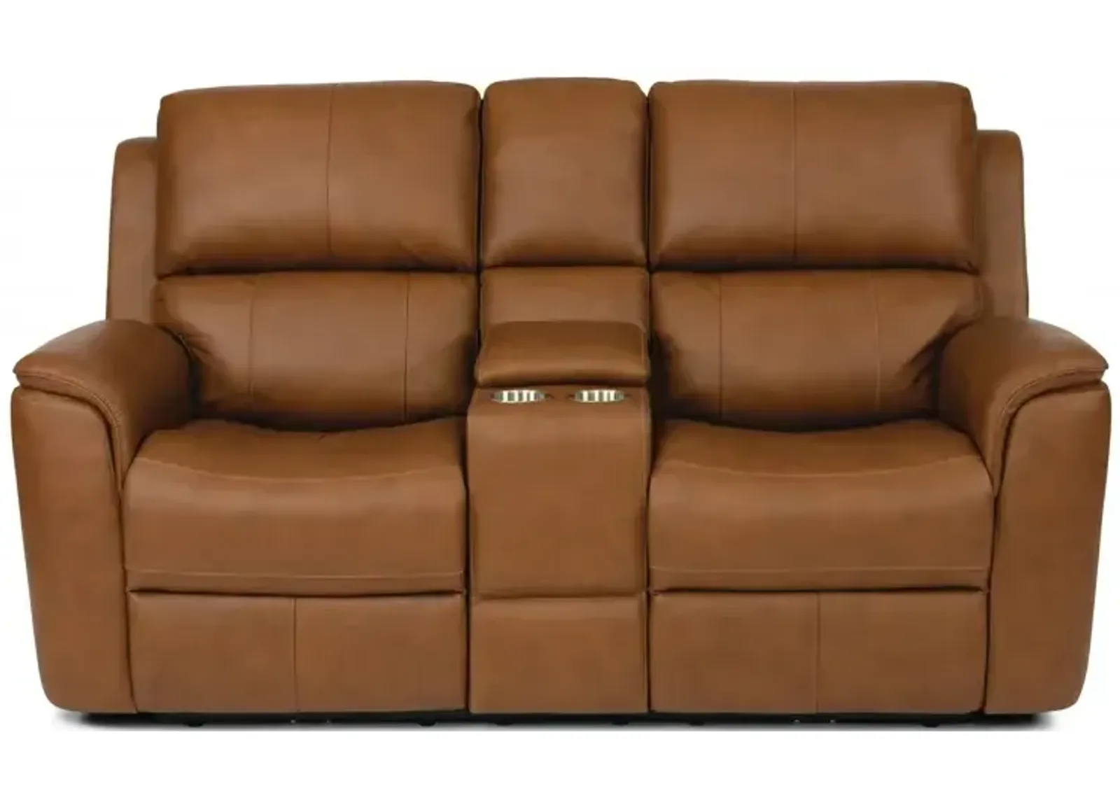 Henry Power Reclining Loveseat w/Console, Power Headrest & Lumbar