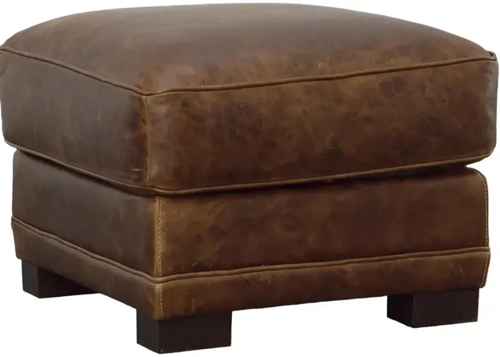 Leather Ottoman