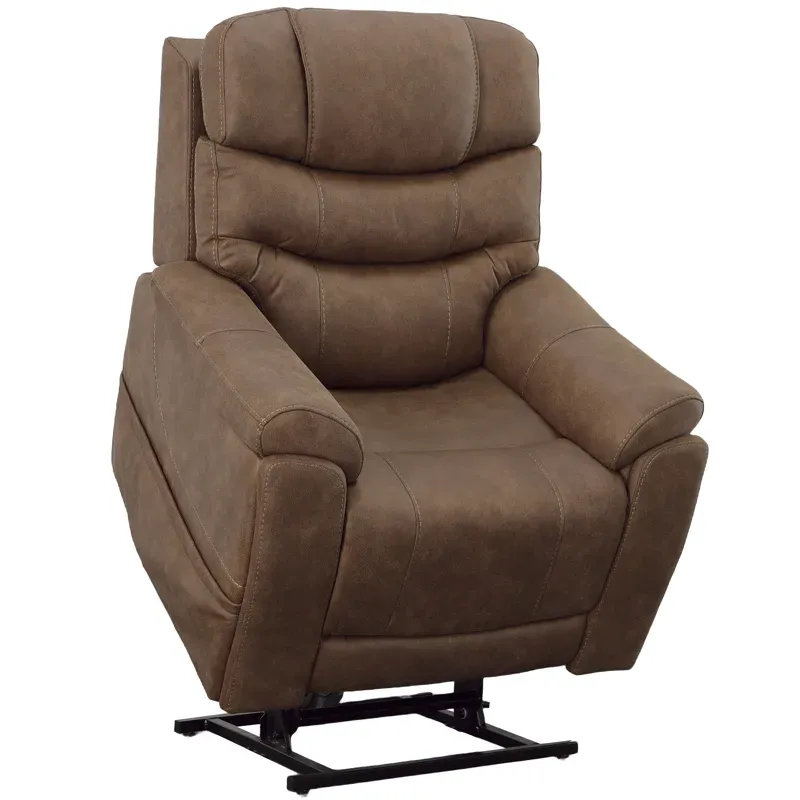 Dual Motor Lift Chair With Headrest & Lumbar & Air Massage  - Canyon Silt