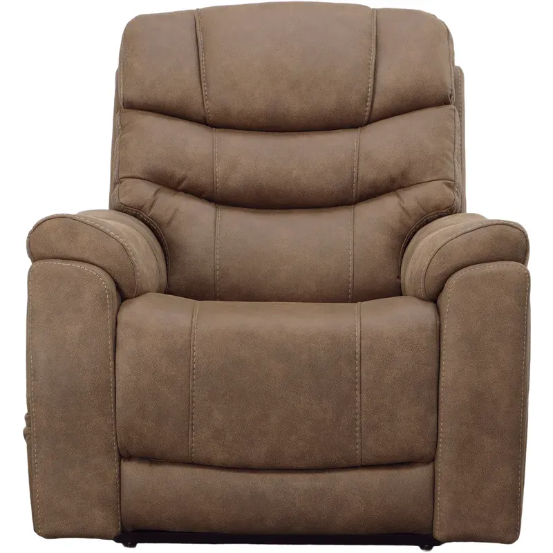 Dual Motor Lift Chair With Headrest & Lumbar & Air Massage  - Canyon Silt