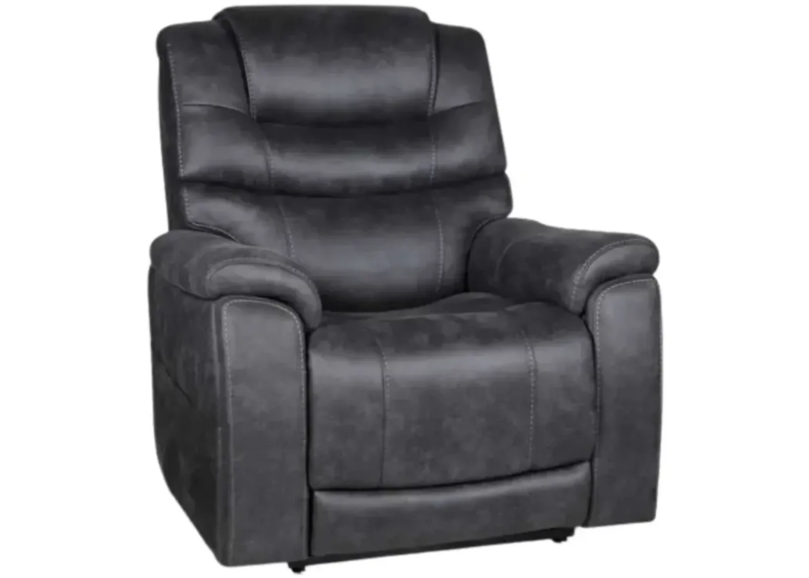 Dual Motor Lift Chair With Headrest & Lumbar & Air Massage  - Canyon Steel