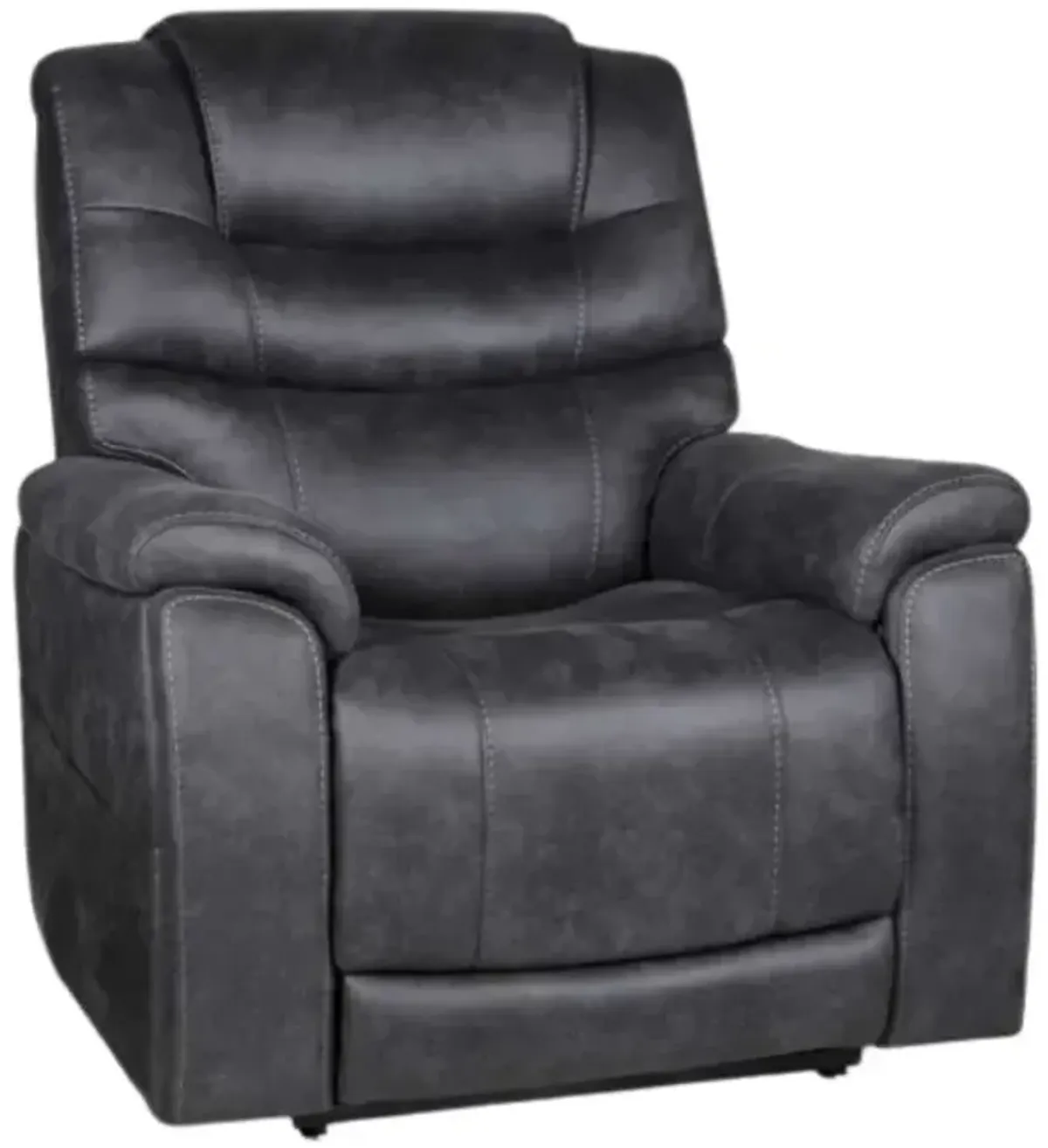 Dual Motor Lift Chair with Headrest, Lumbar & Air Massage - Canyon Steel