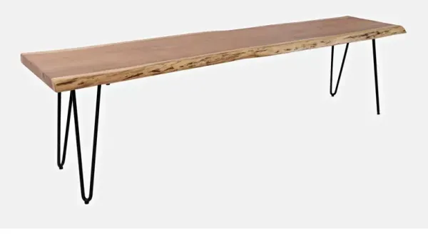 Nature's Edge Live Edge 70" Bench