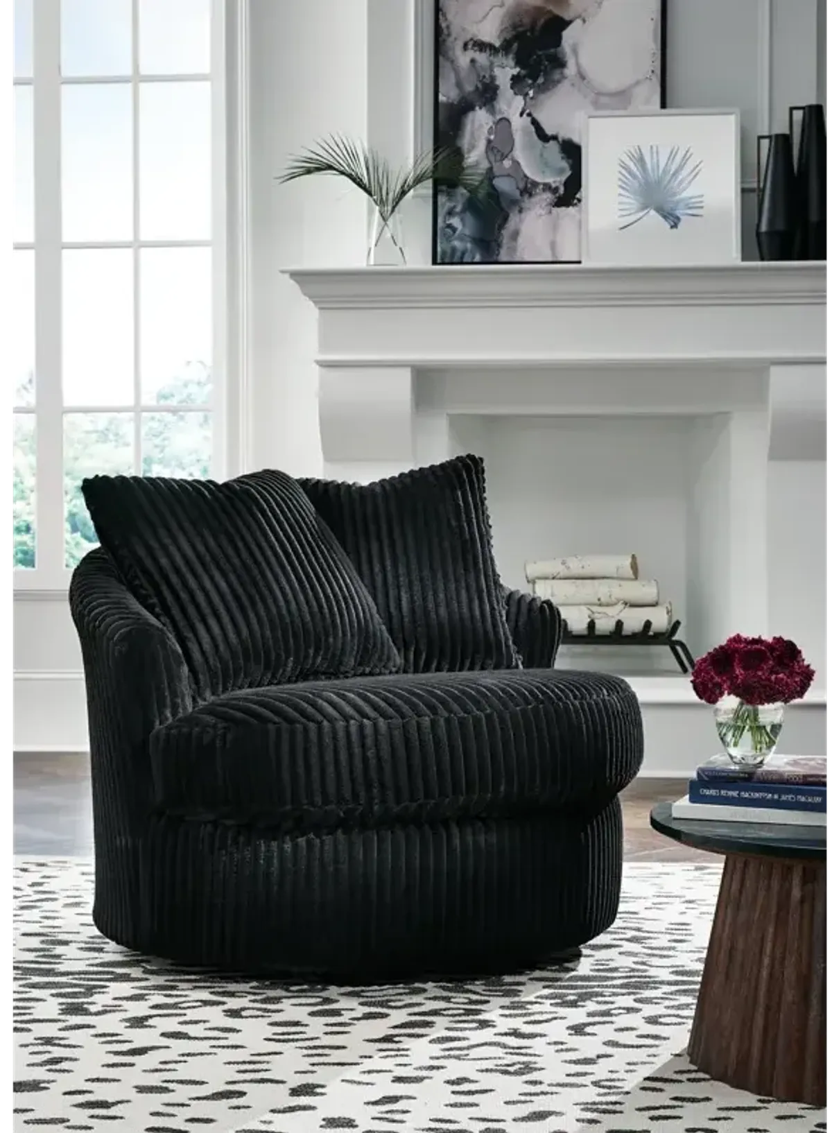 Gramwell Oversized Swivel Accent Chair