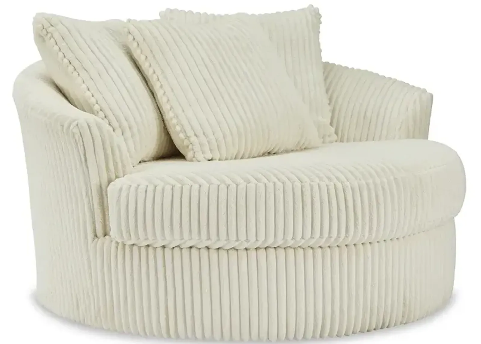 Lindyn Oversized Swivel Accent Chair