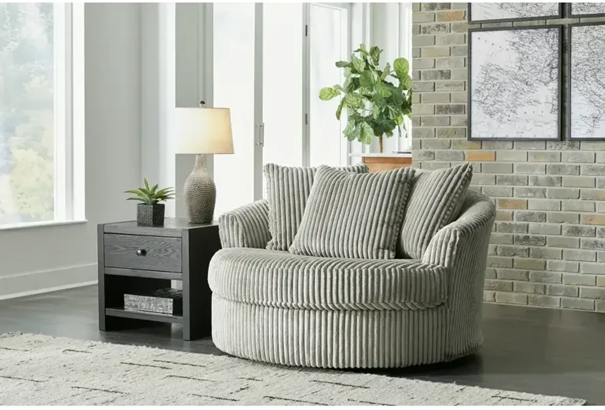 Lindyn Oversized Swivel Accent Chair