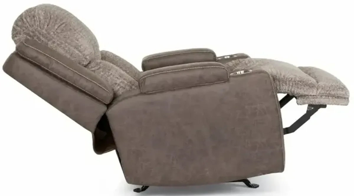 Denali Power Reclining Rocker Recliner w/ Power Headrest - Boswell Dove