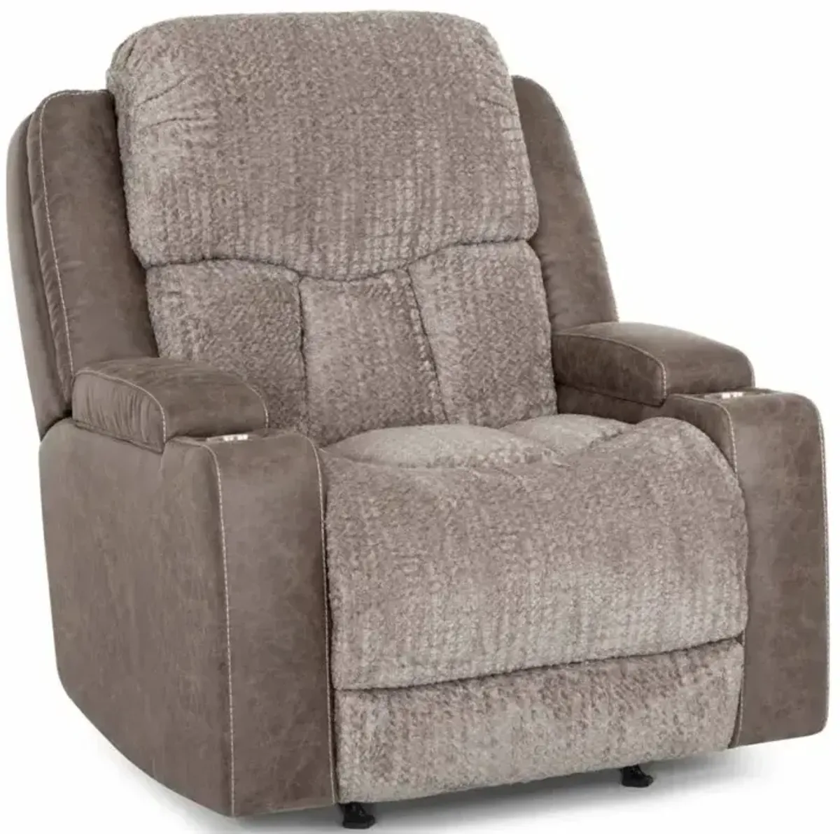 Denali Power Reclining Rocker Recliner w/ Power Headrest - Boswell Dove