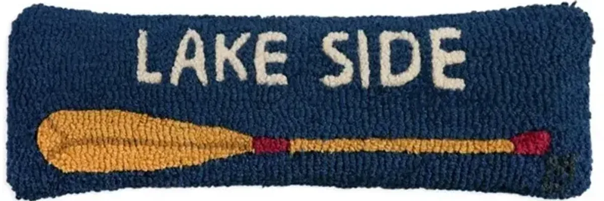Lakeside Oar - Hooked Wool Pillow