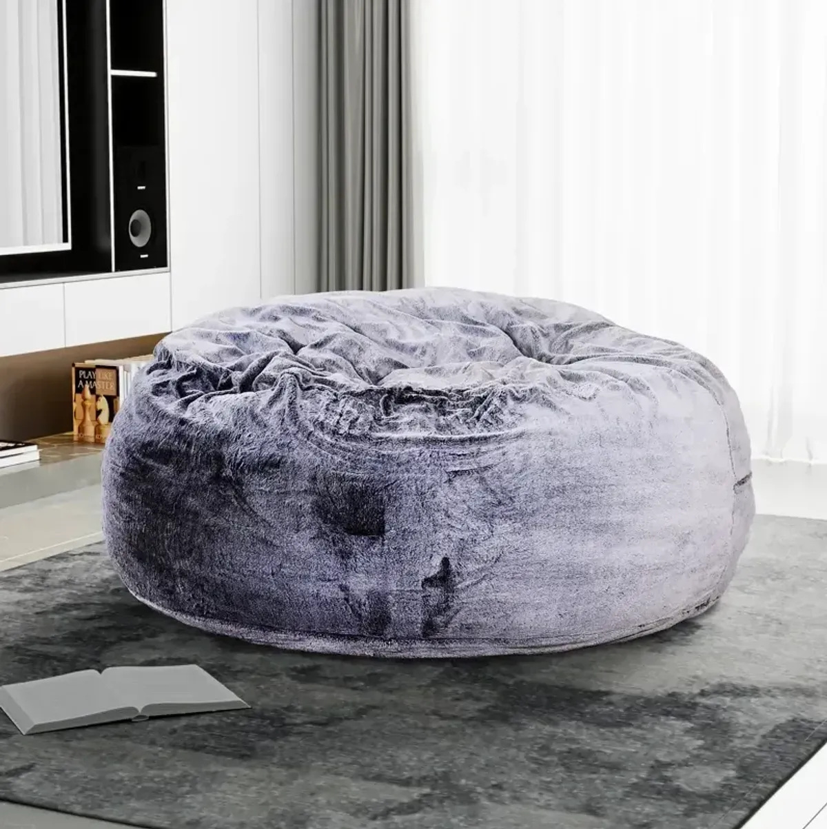 Bala Bean Bag - Rabbit Fur Gray