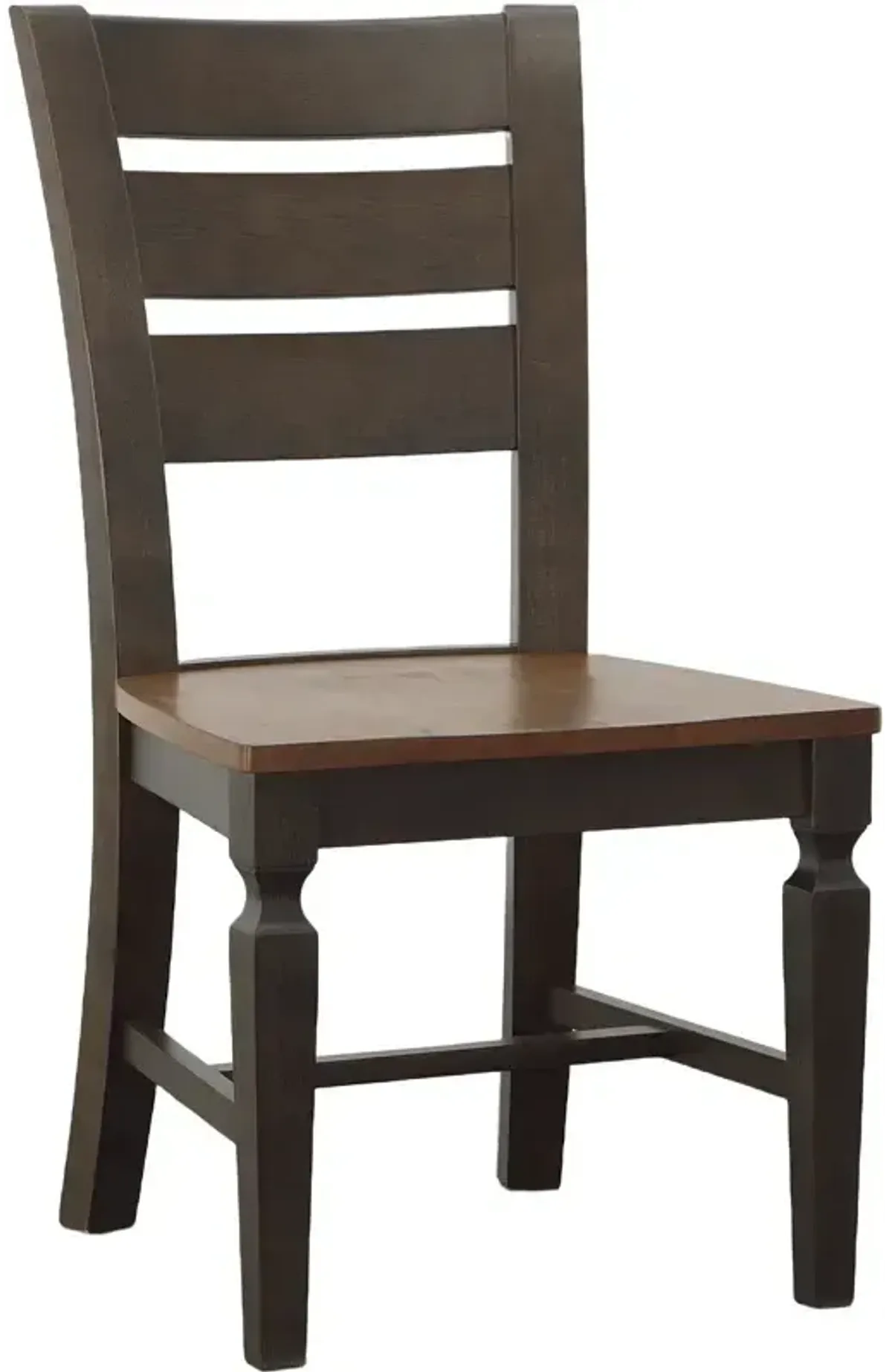 Ladderback Chair in Hickory & Coal