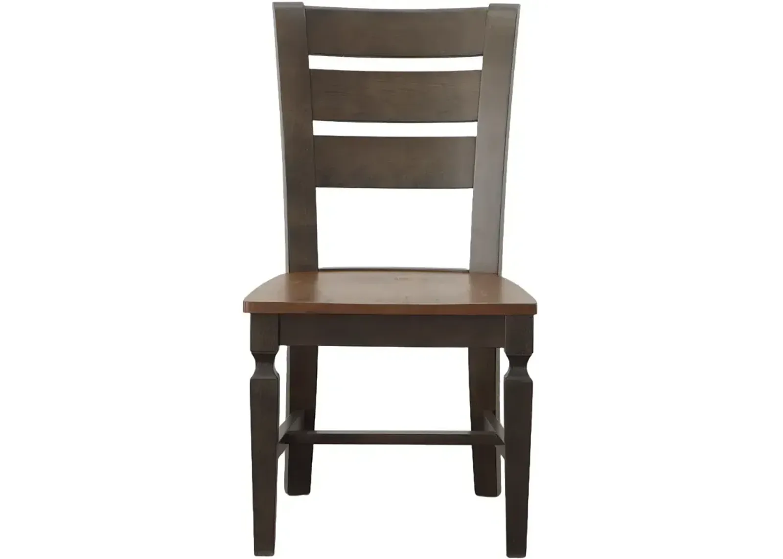 Ladderback Chair in Hickory & Coal