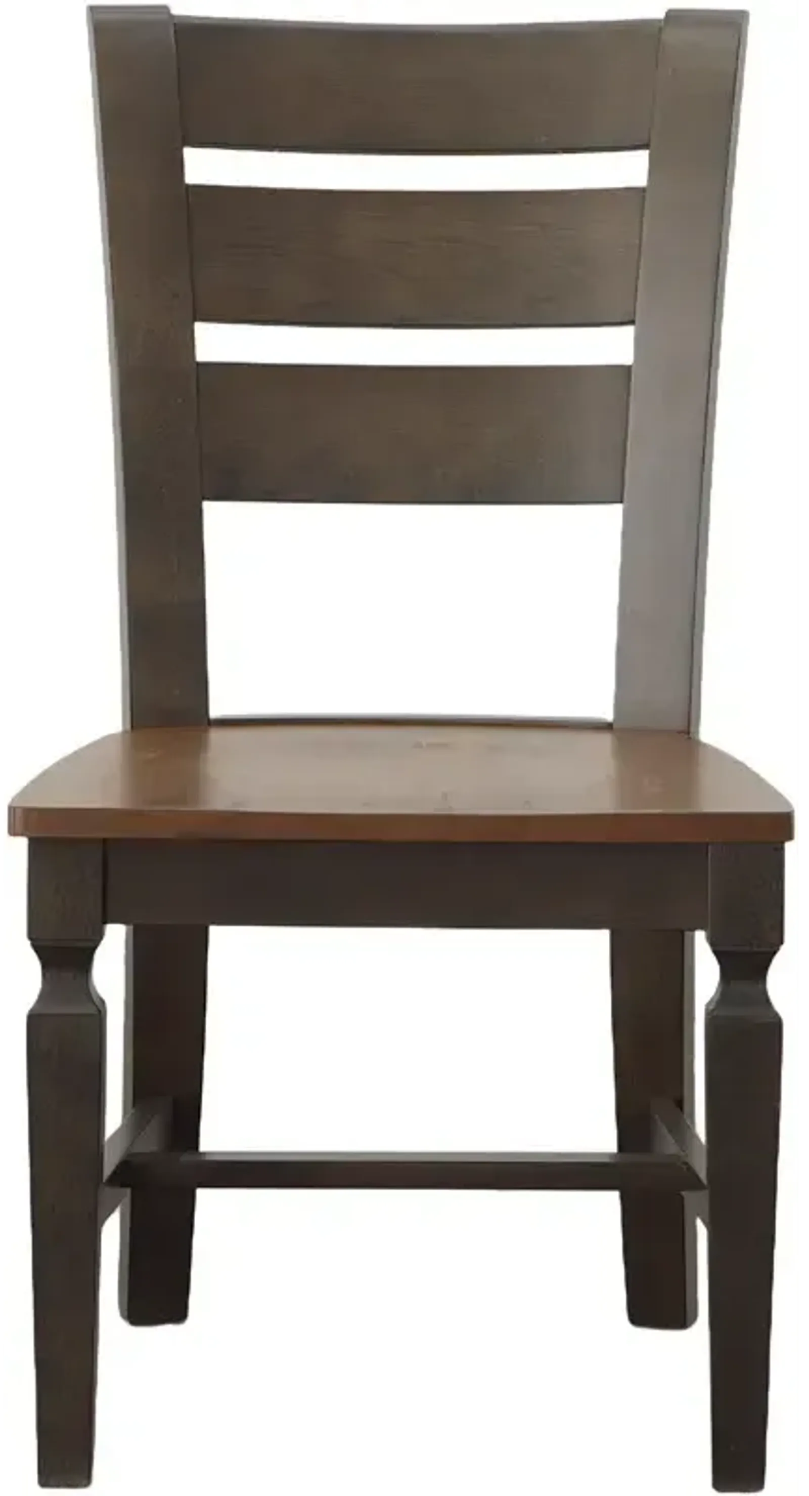 Ladderback Chair in Hickory & Coal