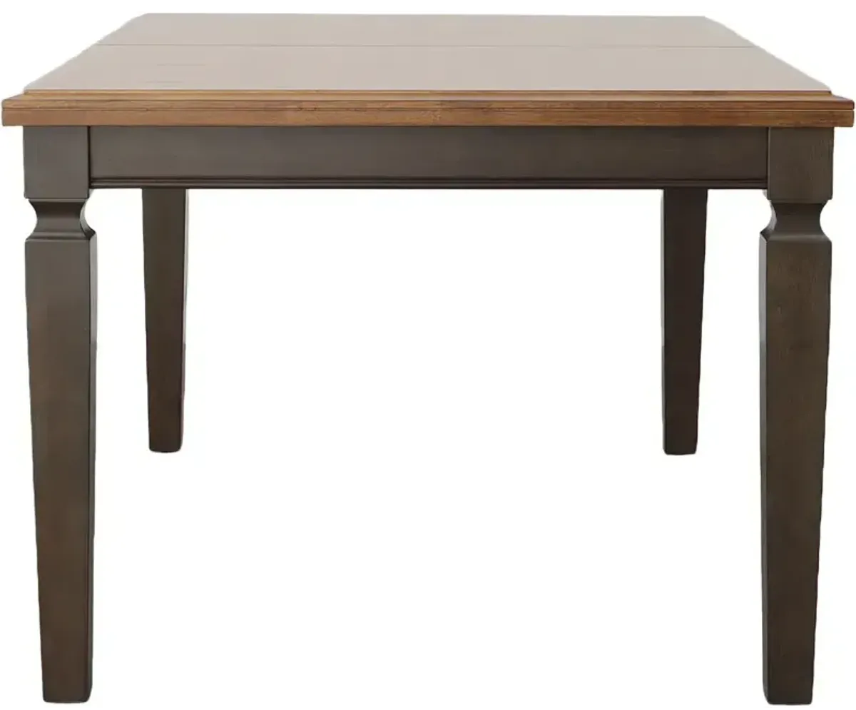 Extension Table in Hickory & Coal