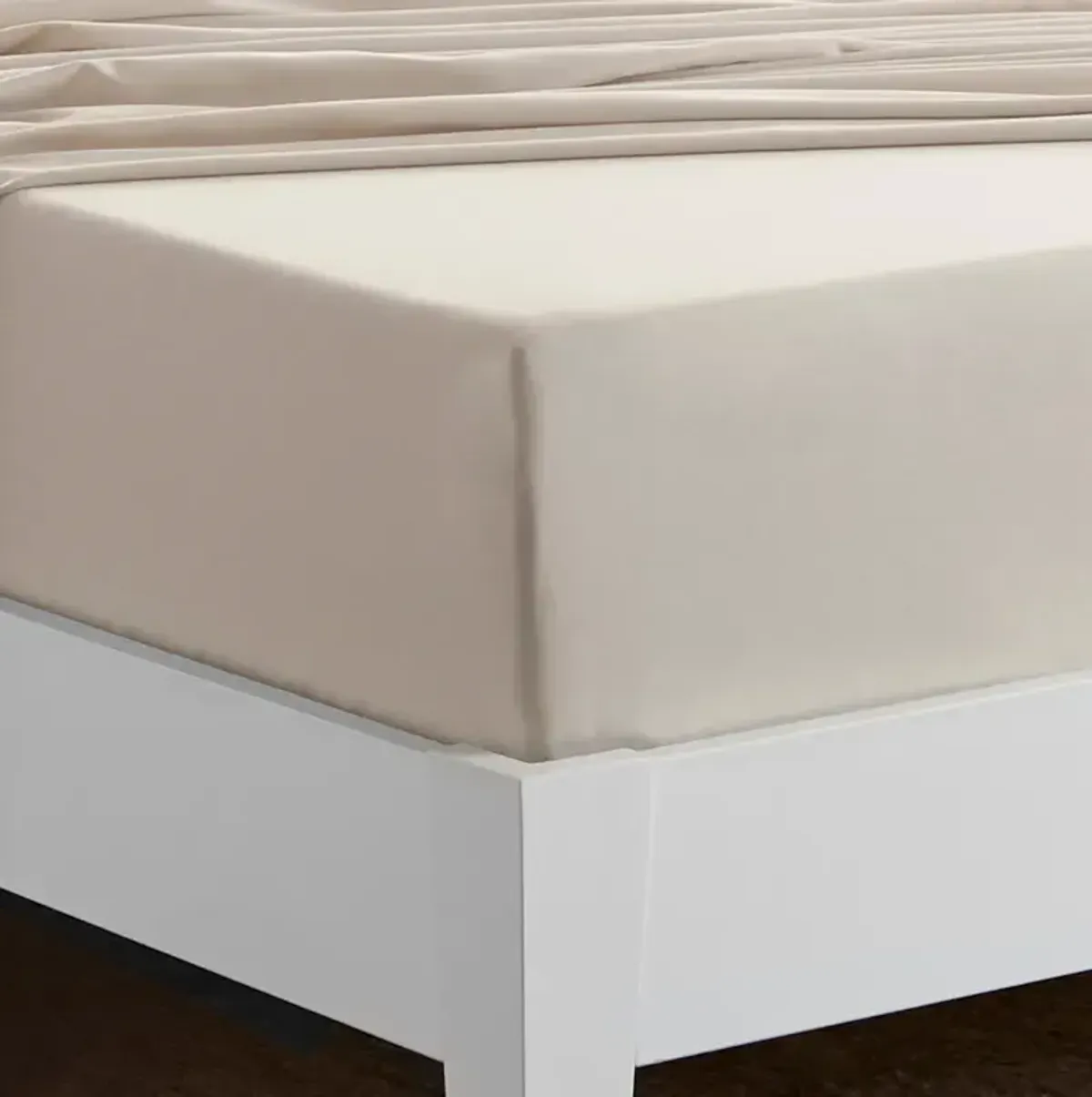 Basic Sheet Set-Medium Beige-Queen