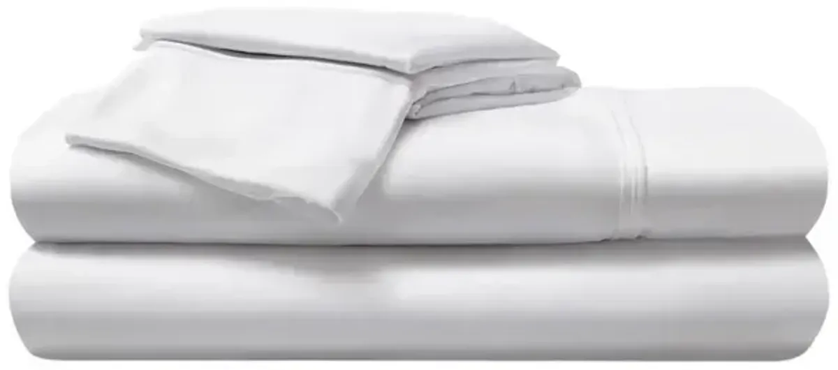 Hyper-Cotton Sheet Set-Bright White-Twin