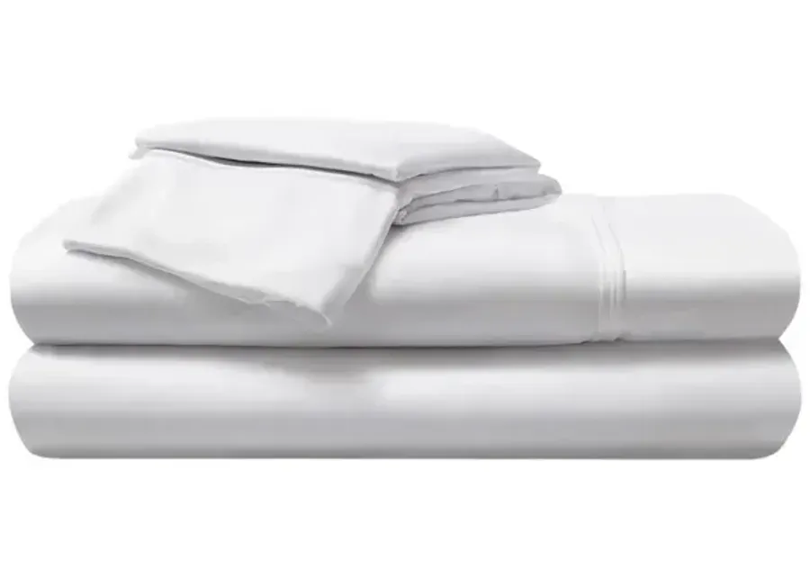 Hyper-Cotton Sheet Set-Bright White-Split Head Queen