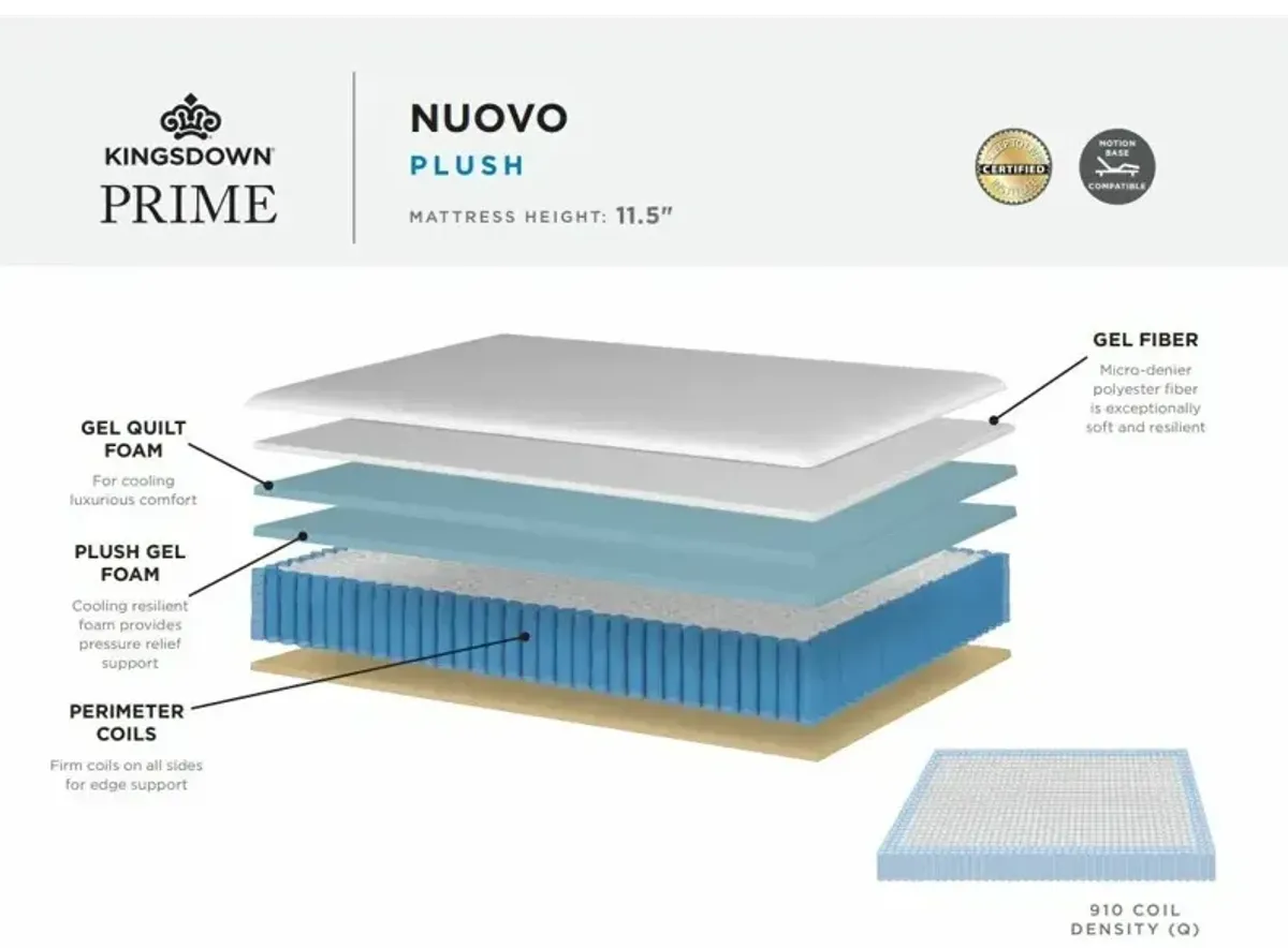 Nuovo Plush 11.5" Mattress