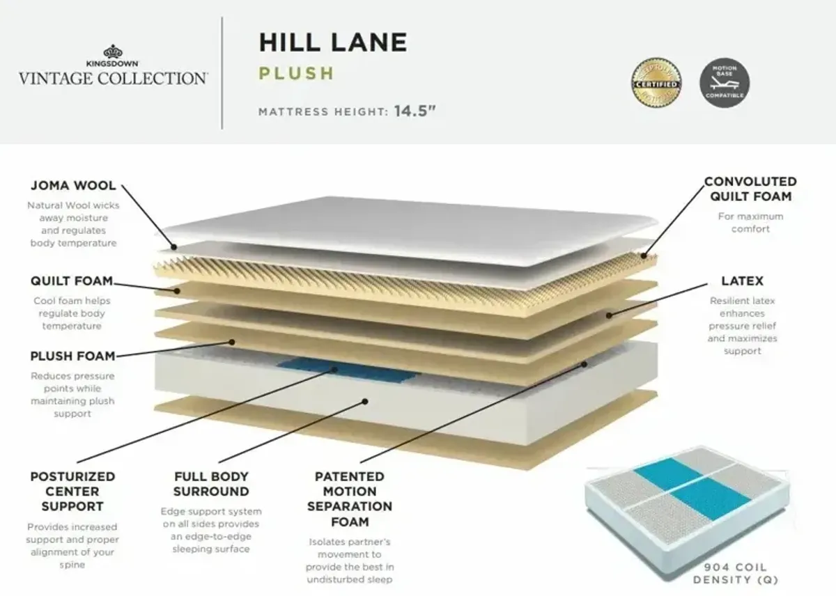 Hill Lane Plush 14.5" Mattress