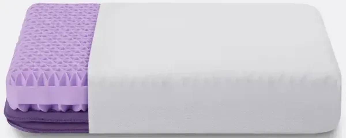 Purple Pillow with Booster