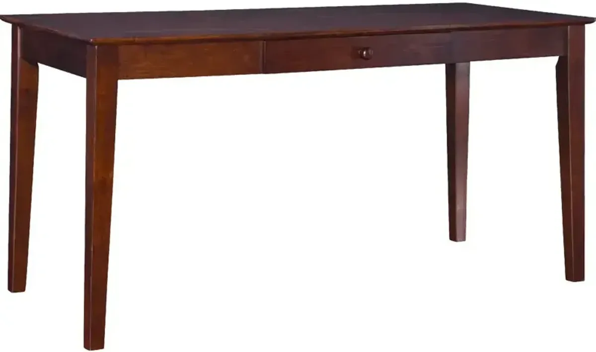 60" Writing Table w/ Drawer in Espresso