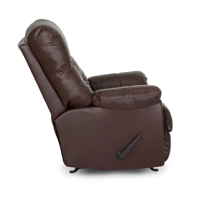 Trilogy Leather Rocker Recliner - Federica Brown