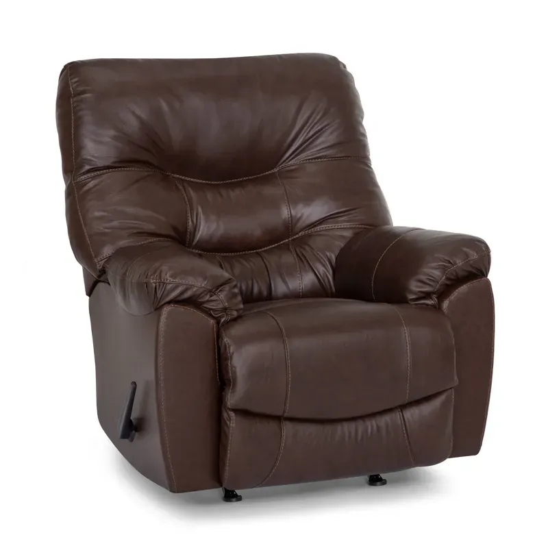 Trilogy Leather Rocker Recliner - Federica Brown