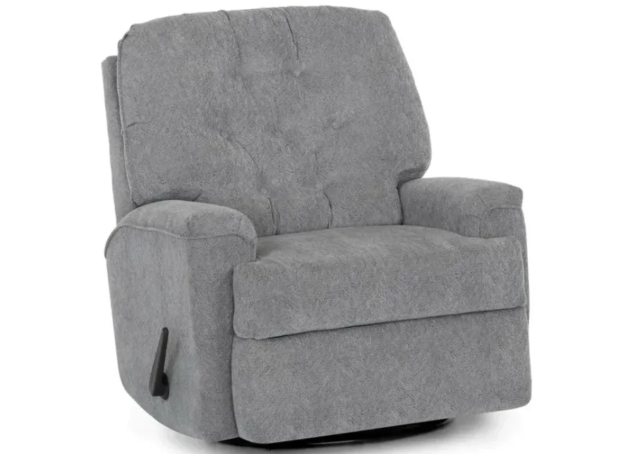 Cassidy Petite Swivel Glider Recliner - Tycoon Cloud