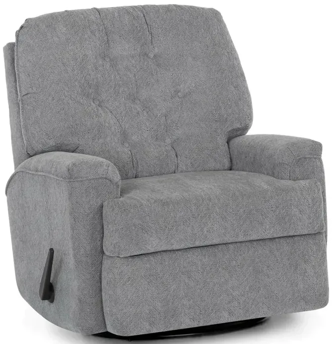 Cassidy Petite Swivel Glider Recliner - Tycoon Cloud