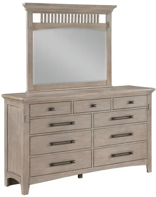 Mission Oak Dresser - Taupe