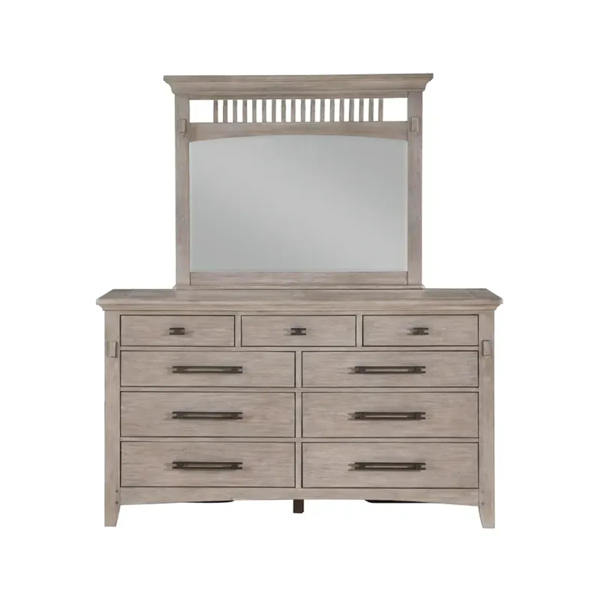 Mission Oak Dresser - Taupe