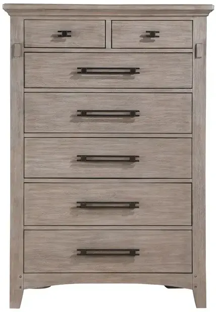 Mission Oak Chest - Taupe