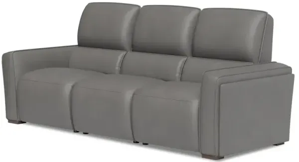 Power Reclining Sofa - Aline Light Grey